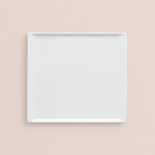 Rosenthal Mesh White vassoio porcellana rettangolare 26×24 cm