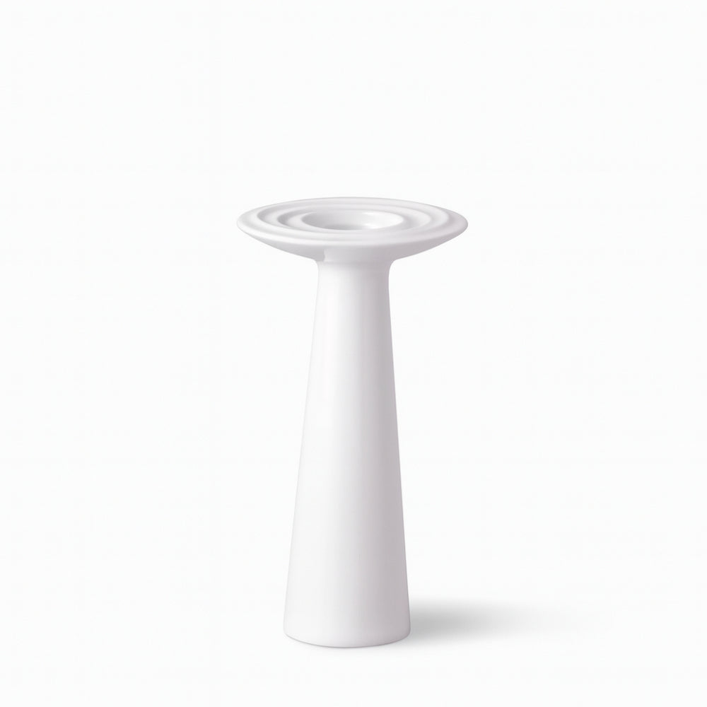 Rosenthal Nendoo porta candele vaso monofiore porcellana bianca 20 cm