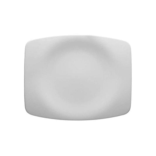 Rosenthal Piatto Piano Porcellana Bianca Tatami 25x19