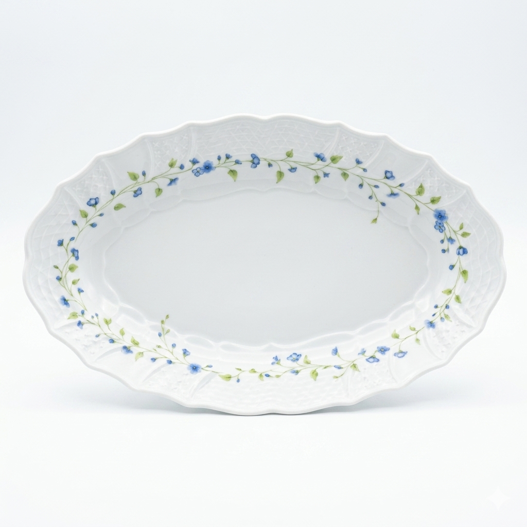 Rosenthal Piatto Portata Ovale Porcellana Newa 35cm