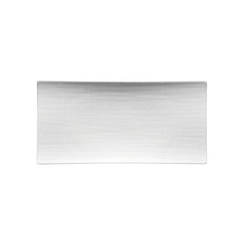 Rosenthal Piatto Rettangolare Porcellana Mesh White 26x13