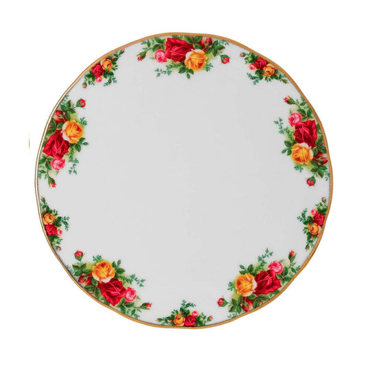 Royal Albert Old Country Roses Piatto Dolce Torta rose 29,5 cm  in porcellana Bone China