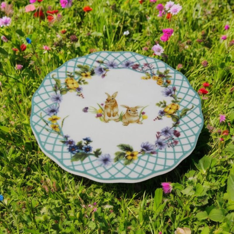Royal Family – Alzatina Spring Easter in Ceramica Decoro Pasqua H.9xØ20 cm