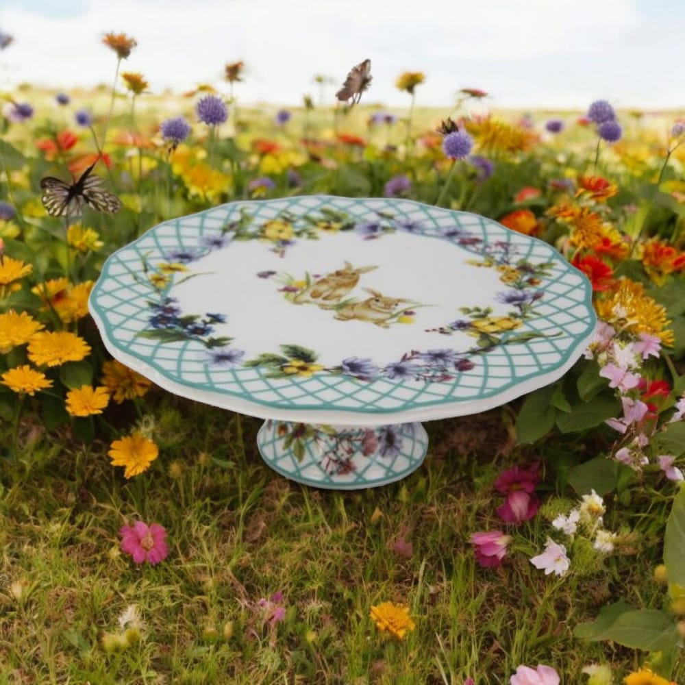 Royal Family – Alzatina Spring Easter in Ceramica Decoro Pasqua H.9xØ20 cm