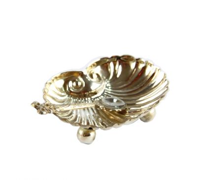 Royal Family Salierina Conchiglia con cucchiaino 7x5x2cm Sheffield
