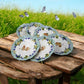 Royal Family – Set 6 Piattini Dolce Spring Easter in Ceramica Ø20 cm – Decoro Pasqua