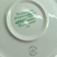Scatola Limoges in porcellana con decoro floreale e filo platino 22K Ø12x3,2 cm