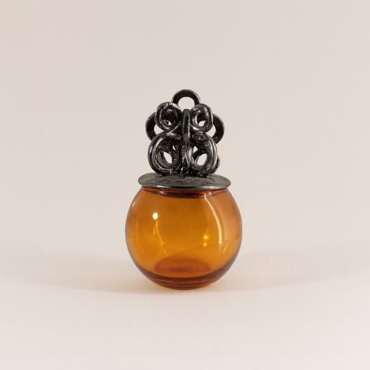 Scatola Ricciocaprese Bubble bronzo ceramica H14x8 cm


