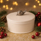 Scatola lumaca Daliana Old Sheffield Shabby Chic 16x10,5 cm portaoggetti decorativo