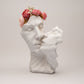 Scultura Bacio degli Innamorati Emmebi in ceramica 24x20 cm