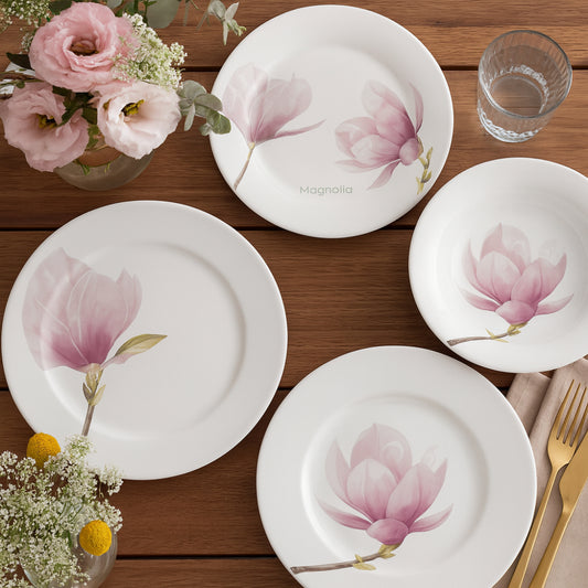 Servizio piatti 18 pezzi Ceramiche Viva Magnolia Deruta – Made in Italy