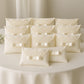 Set 11 bustine pochette lino pizzo valenciennes bomboniera
