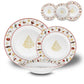Set 18 Piatti Christmas Charm in Porcellana per 6 Persone