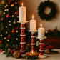 Set 3 candele Daliana Old Sheffield Shabby Chic Coral – Le Favole

