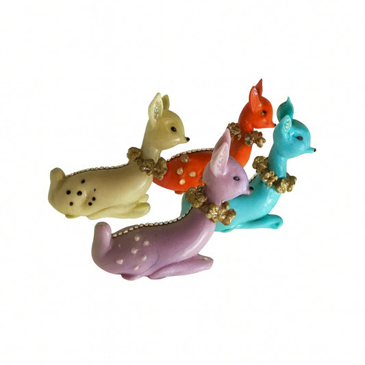 Set 4 cerbiatti Gabbiani in vetro Murano H 6 cm