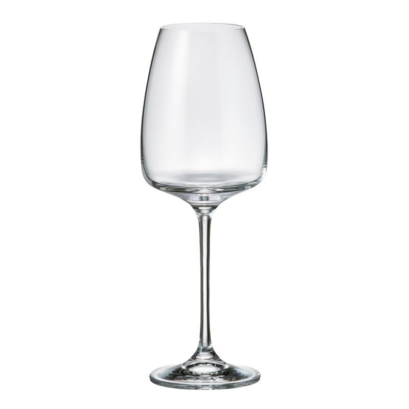Set 6 calici Bohemia 440 ml per vino bianco elegante