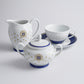 Set 8 Tazze da Tè Boan Buffetti in porcellana bianca – Made in Italy, design classico
