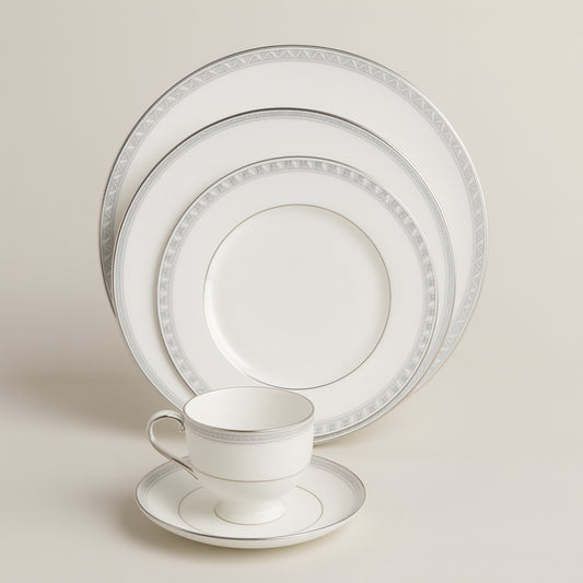 Set Narumi Space Moon 4 pezzi porcellana piatto tazza decorata