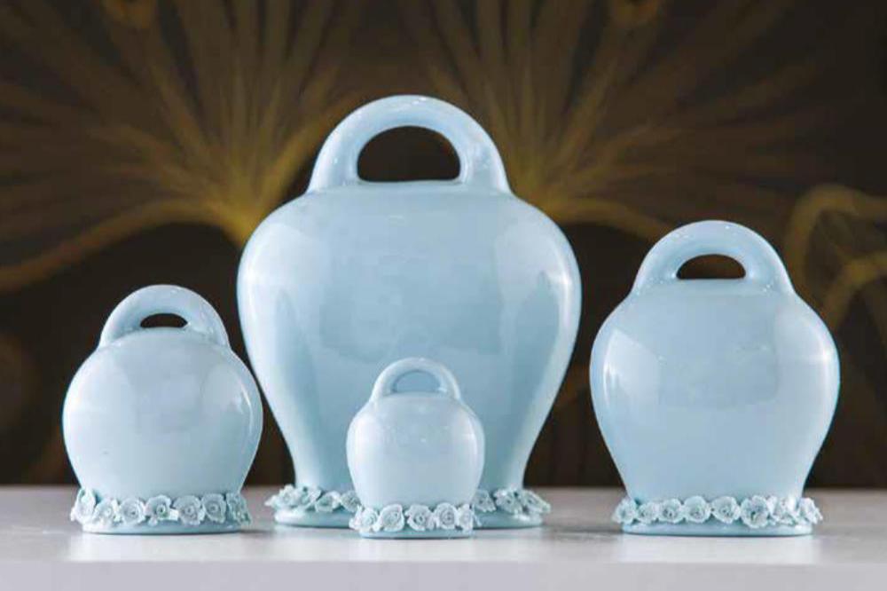 Sharon Bells Tone on Tone Various Colors Porcelain H 6/9/12/17 cm