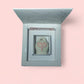 Sharon Campana di Capri Decoro a Rilievo Rosa H.6x5 cm Scatola Portaconfetti Made in Italy