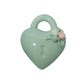 Sharon A Tutto Cuore Lucchetto in Porcellana 7x5,5 cm Cuori e Tulipani con Portaconfetti