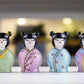 Sharon - Campana Kokeshi in Porcellana Dipinta a Mano 12x7cm