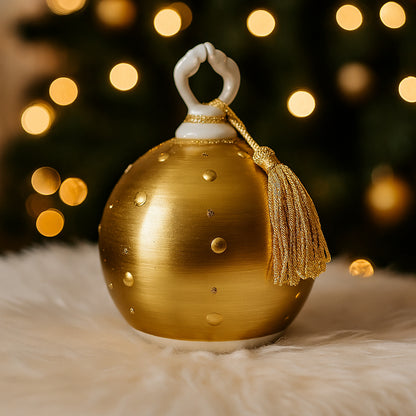 Sharon Collezione Sfere di Natale In Porcellana Decorate a Mano H13x10