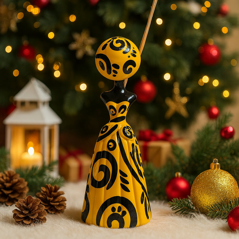 Sharon – Dama Fashion Kia Giallo Nero Diffusore 26 cm