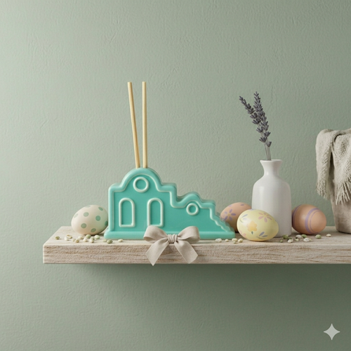 Sharon Diffusore Ambiente Porcellana Verde Mare 14x8 cm