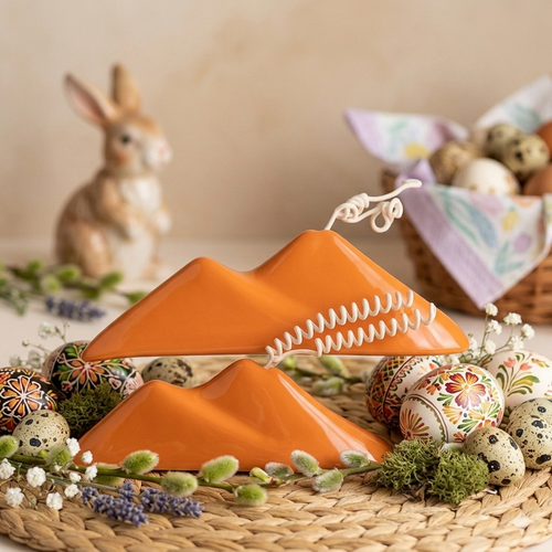 Sharon Diffusore Vesuvio Terra Bruciata Porcellana 23 cm Dipinto Mano