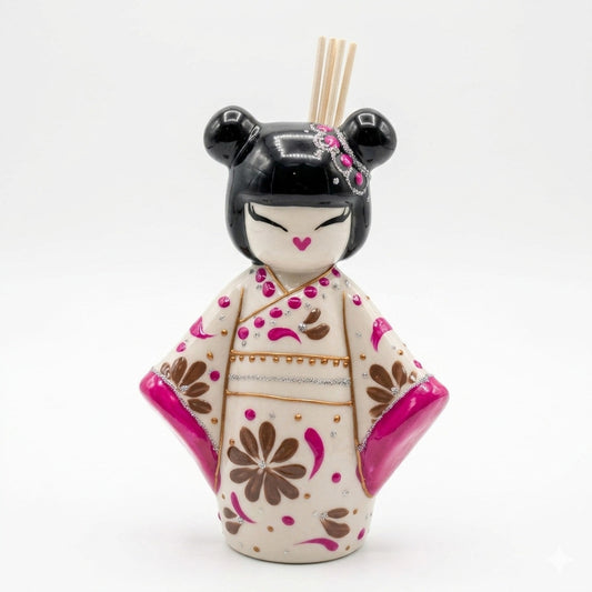 Sharon Diffusore d'Ambiente Kokeshi Porcellana H15x10 cm FX