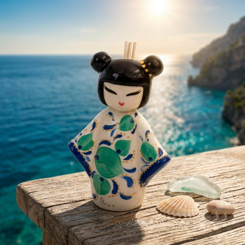 Sharon Diffusore d'Ambiente Kokeshi Porcellana H15x10 cm gg70