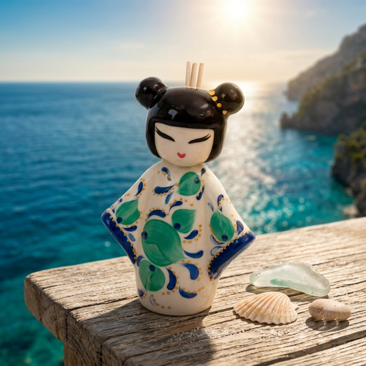 Sharon Diffusore d'Ambiente Kokeshi Porcellana H15x10 cm gg70