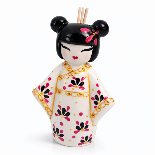 Sharon Diffusore d'Ambiente Kokeshi Porcellana H15x10 cm kk70