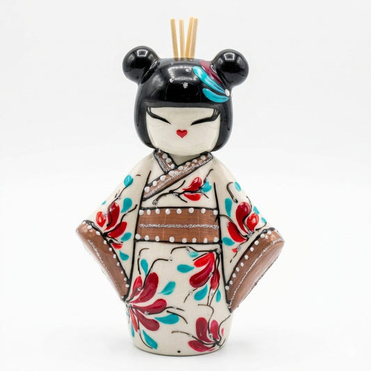 Sharon Diffusore d'Ambiente Kokeshi Porcellana H15x10 cm kk70/21