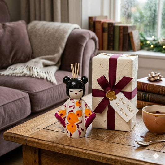 Sharon Diffusore d'Ambiente Kokeshi Porcellana H15x10 cm sp70