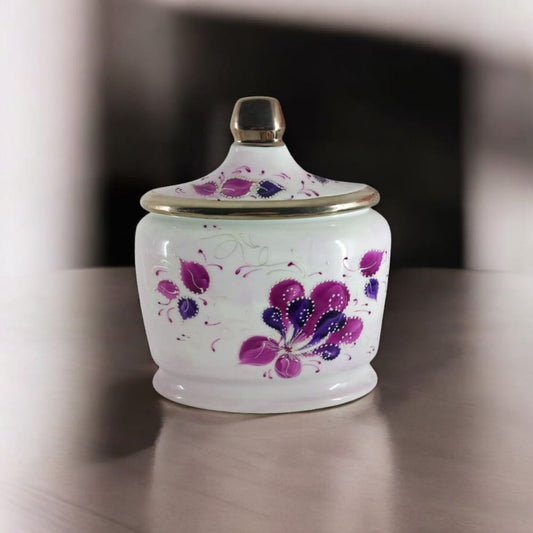 Sharon Scatola in Porcellana di Limoges Dipinta a Mano - Made in Italy H.22x18