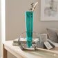 Sharon Vaso Bloom Metallo Cromo e Vetro H41x22 cm