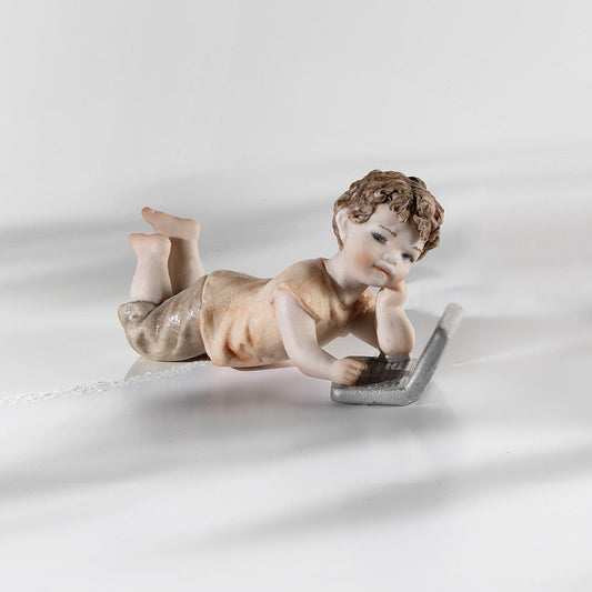 Sibania Porcellane Adamo Pc H.5.5cm Bambole Made In Italy Da Collezione