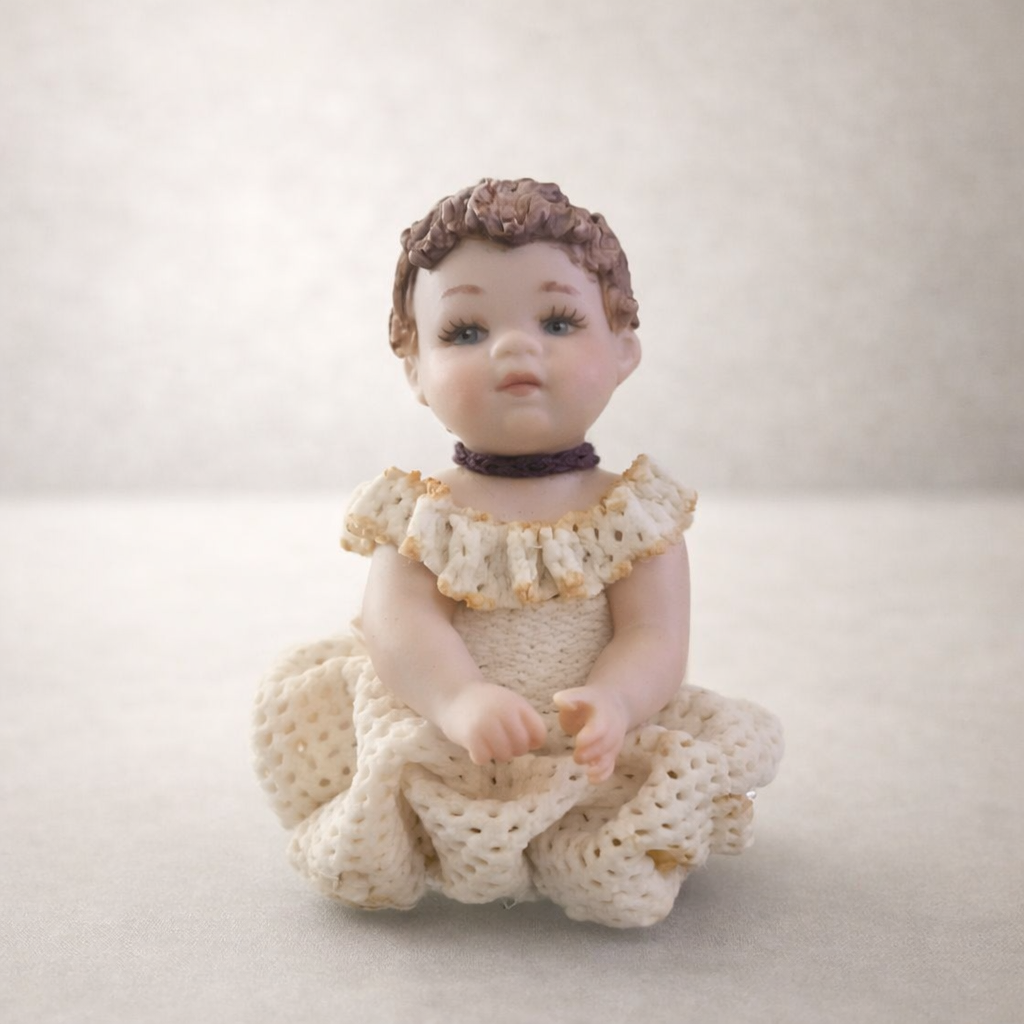 Sibania Bambola Porcellana Lia 6 Cm Made in Italy