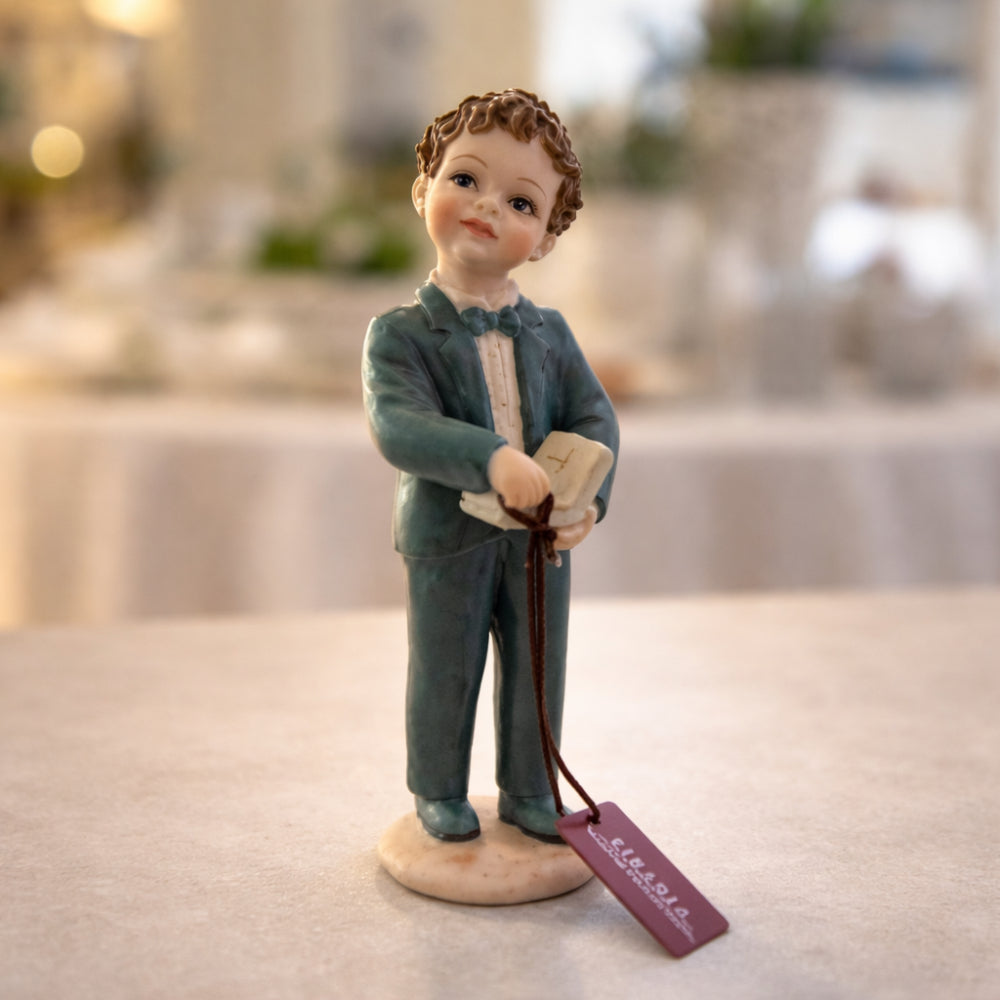 Sibania Statuina Ceramica Comunione 7 H 14 Cm