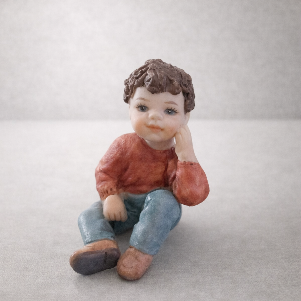 Sibania Statuina Tony Mignon Ceramica Biscuit 5x5,5 cm