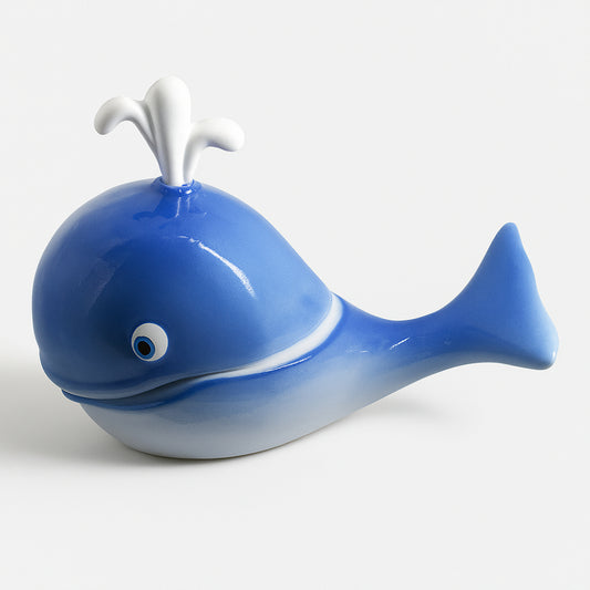 Spago di Terra Spremiagrumi Balena Ceramica H 18x24x12 cm