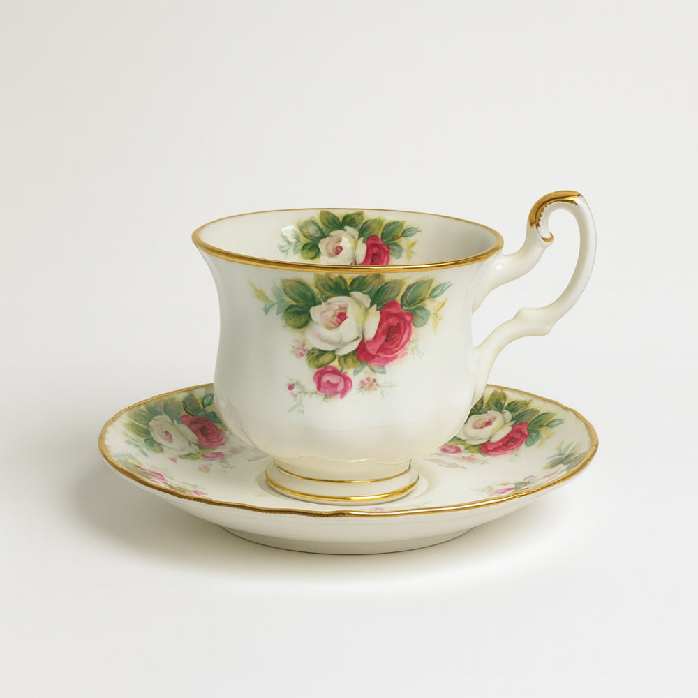 Tazza caffè moka Royal Albert Celebration porcellana floreale