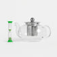 Teiera Cuorematto con clessidra segnatempo 600ml per infusione perfetta