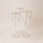 Tendenze Servizio Calici Filo Platino Set 30pz Acqua Vino e Flute