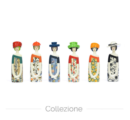 Terre di Scirocco Comare Friends New Anni 70 4 stagioni h 28-30 cm