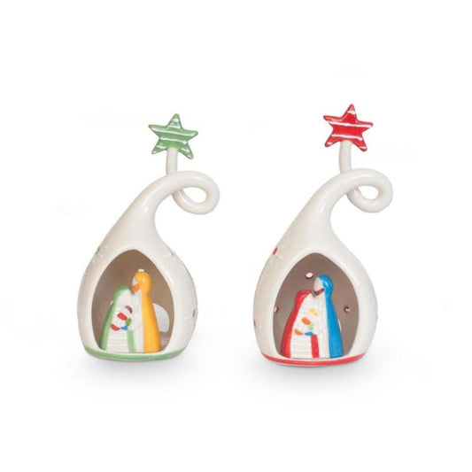 Terre di Scirocco Presepe Zucchetta h 24 cm in Ceramica