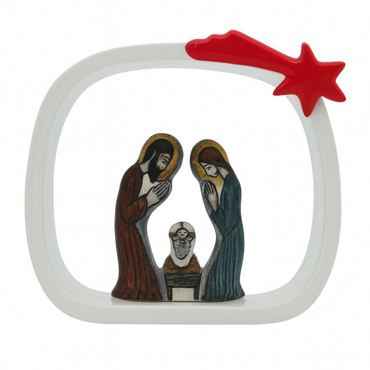 Terre di Scirocco stella ceramica rossa Natività Joy Ø 15,5 cm