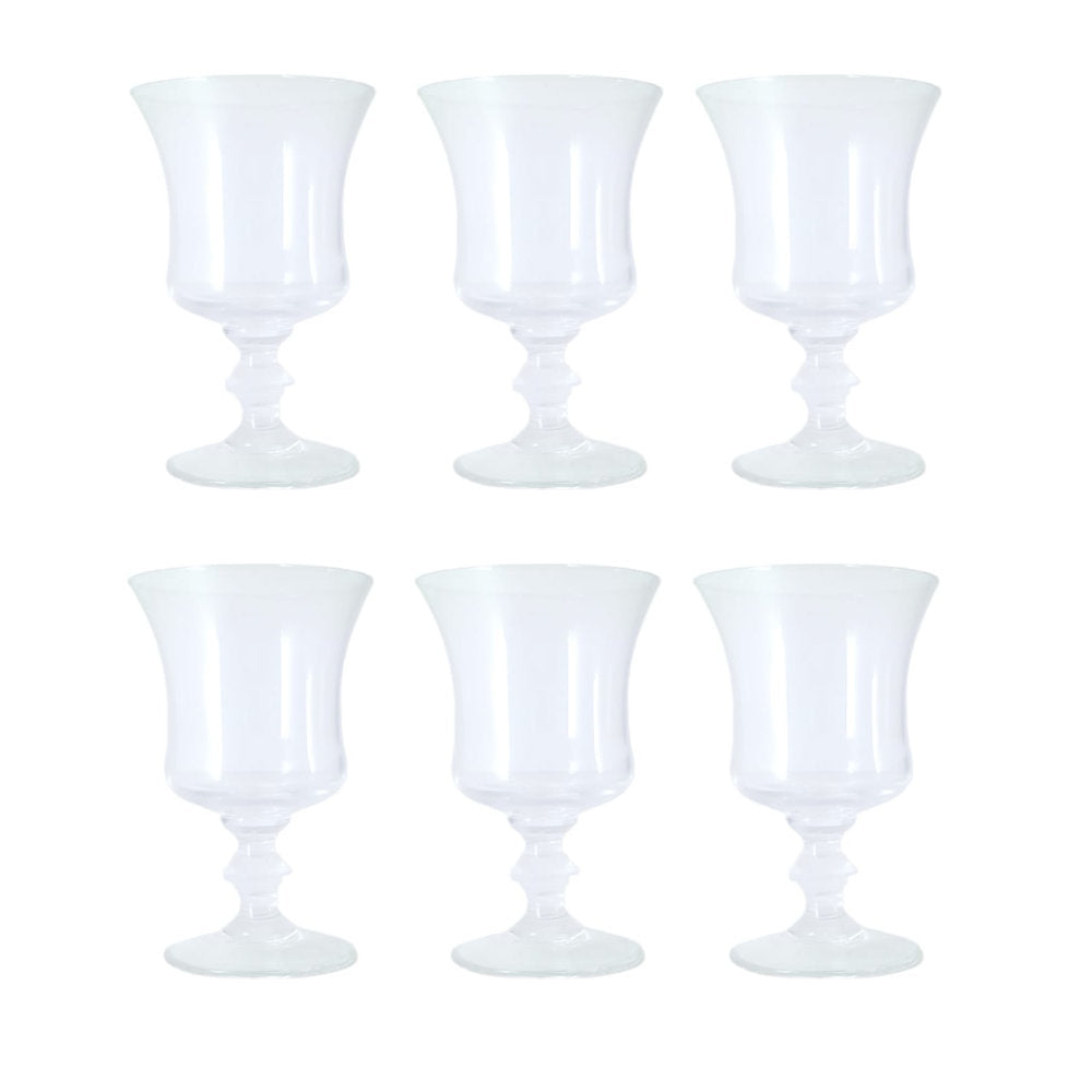 Tumbler Set 6 Bicchieri Trasparenti Cristallo 24% Civ